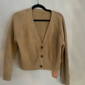 Soft brown cardigan